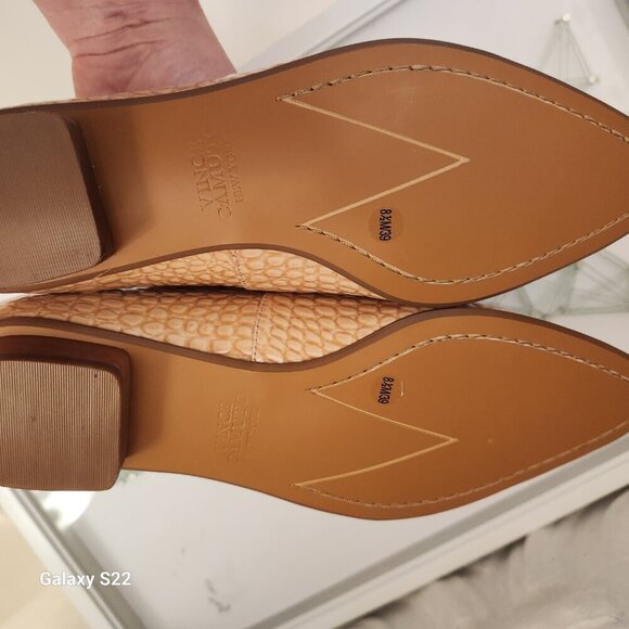 Vince Camuto "Kikie" cream puff patent Croco loafers. NIB. Size 8.5 - Picture 9 of 12